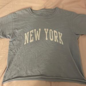 Blue New York tee